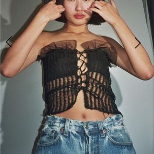 MAISON CLÉO silk bustier